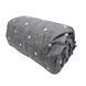 Простирадло на резинці BonaVita 160х200 бавовна Горох (SE34-0446 grey ) SE34-0446 grey фото 1