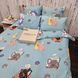 Дитяча постільна білизна півтораспальна BonaVita бавовна Мопси (324-0560 blue) 324-0560 blue фото 3